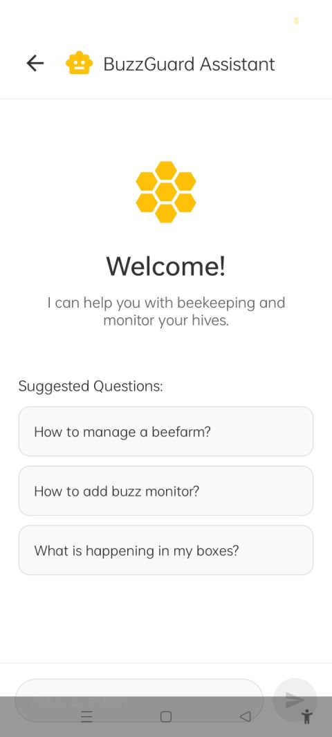 BuzzGuard chatbot assistant screenshot